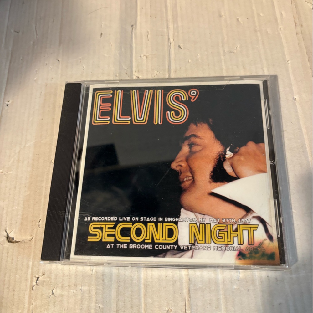 Elvis Second Night CD live Binghamton 1977